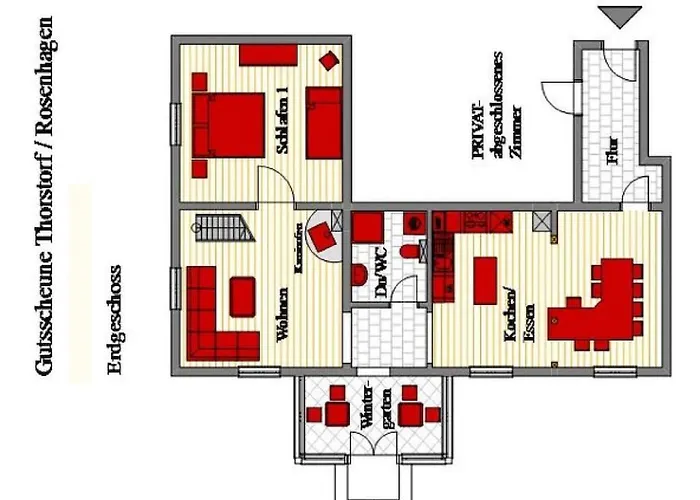 Ferienhaus Rosenhagen In The Estate Barn *